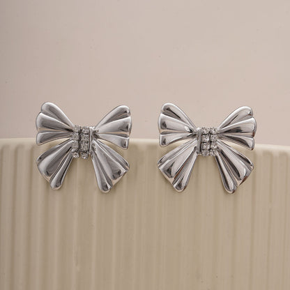 Sparkly Bow Earrings
