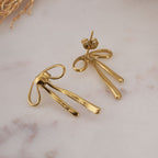 Delicate Bow Stud Earrings