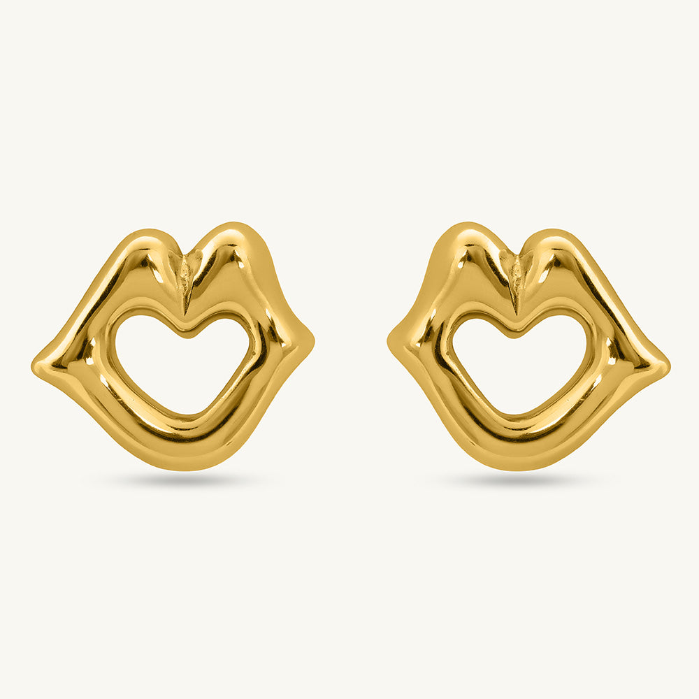 Chic Lips Stud Earrings