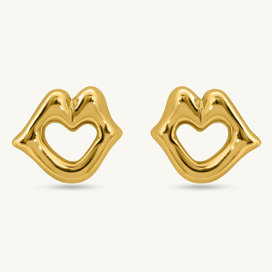 Chic Lips Stud Earrings