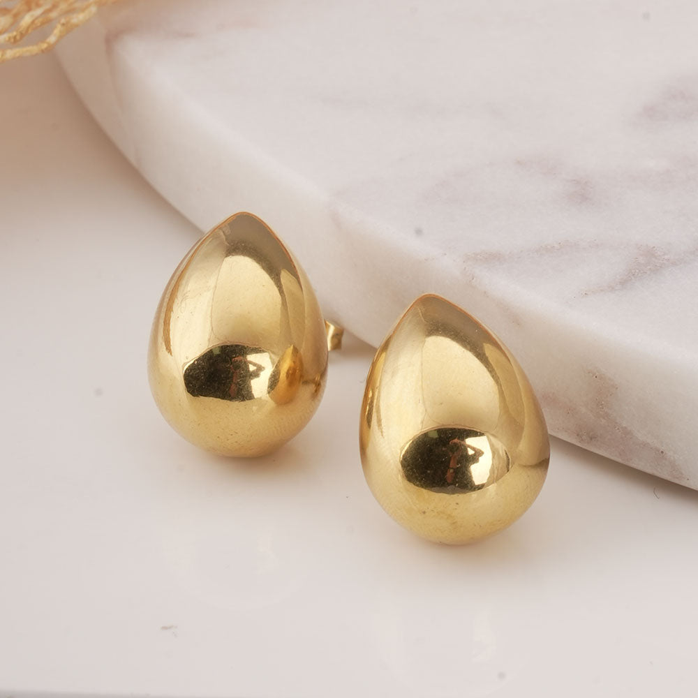 Bold Drop Stud Earrings