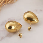 Bold Drop Stud Earrings