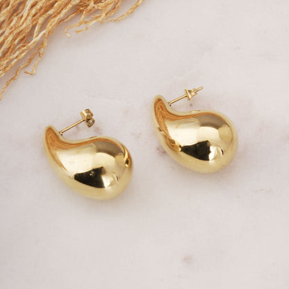 Trendy Plain Teardrop Earrings