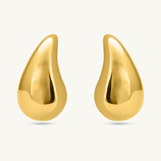 Trendy Plain Teardrop Earrings