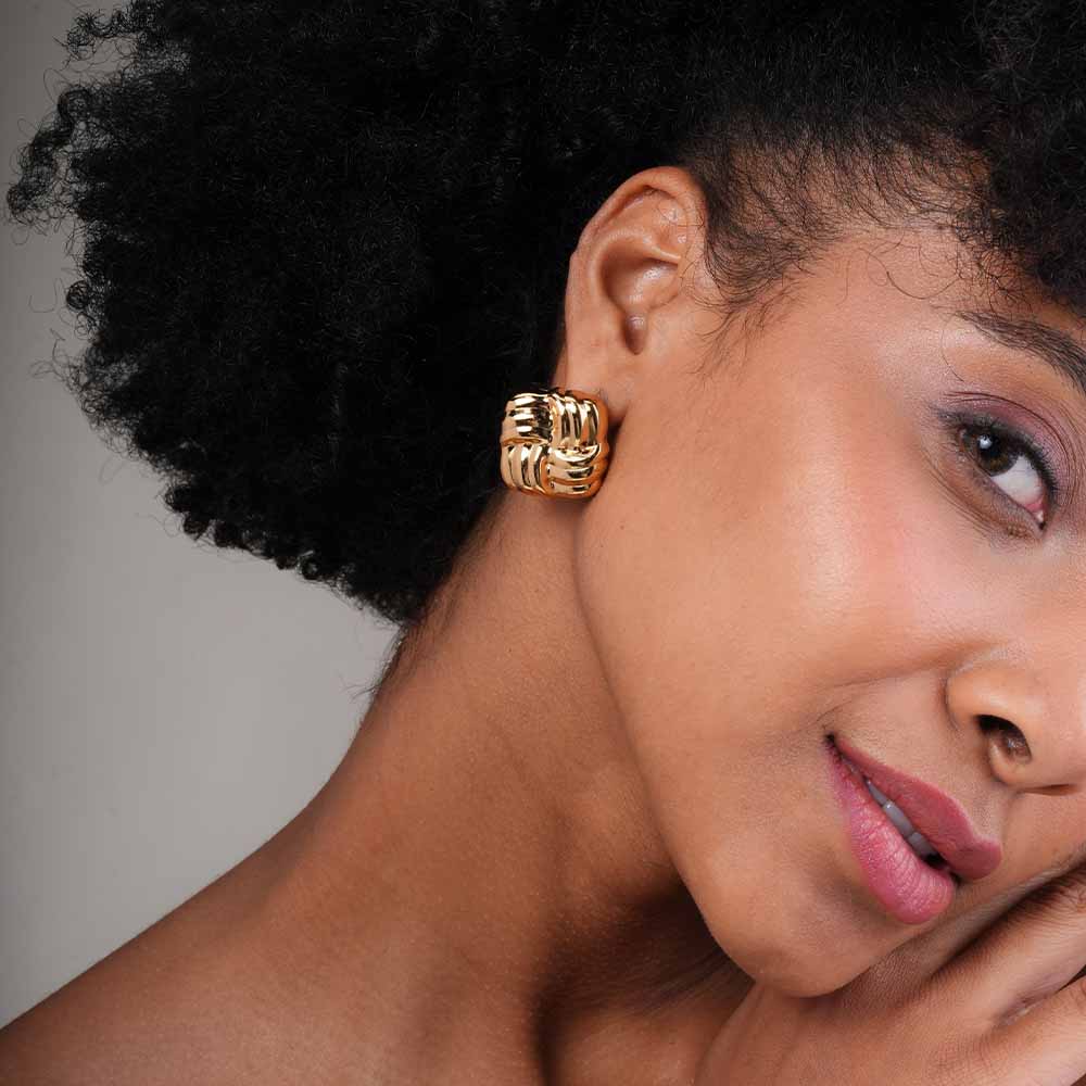 Knotted Stud Earrings