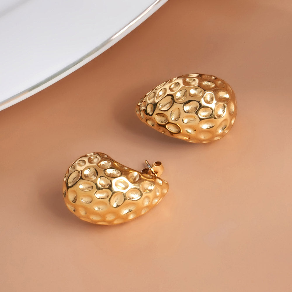 Dimpled Dew Earrings