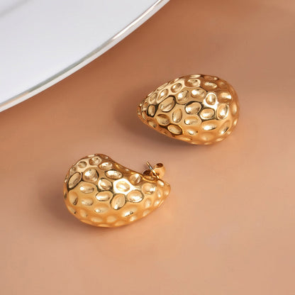 Dimpled Dew Earrings