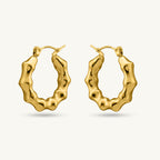 Bamboo Statement Hoops