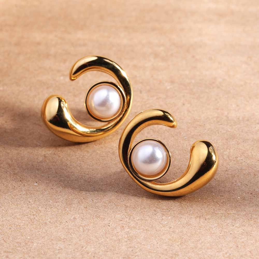 Celestial Curl Studs