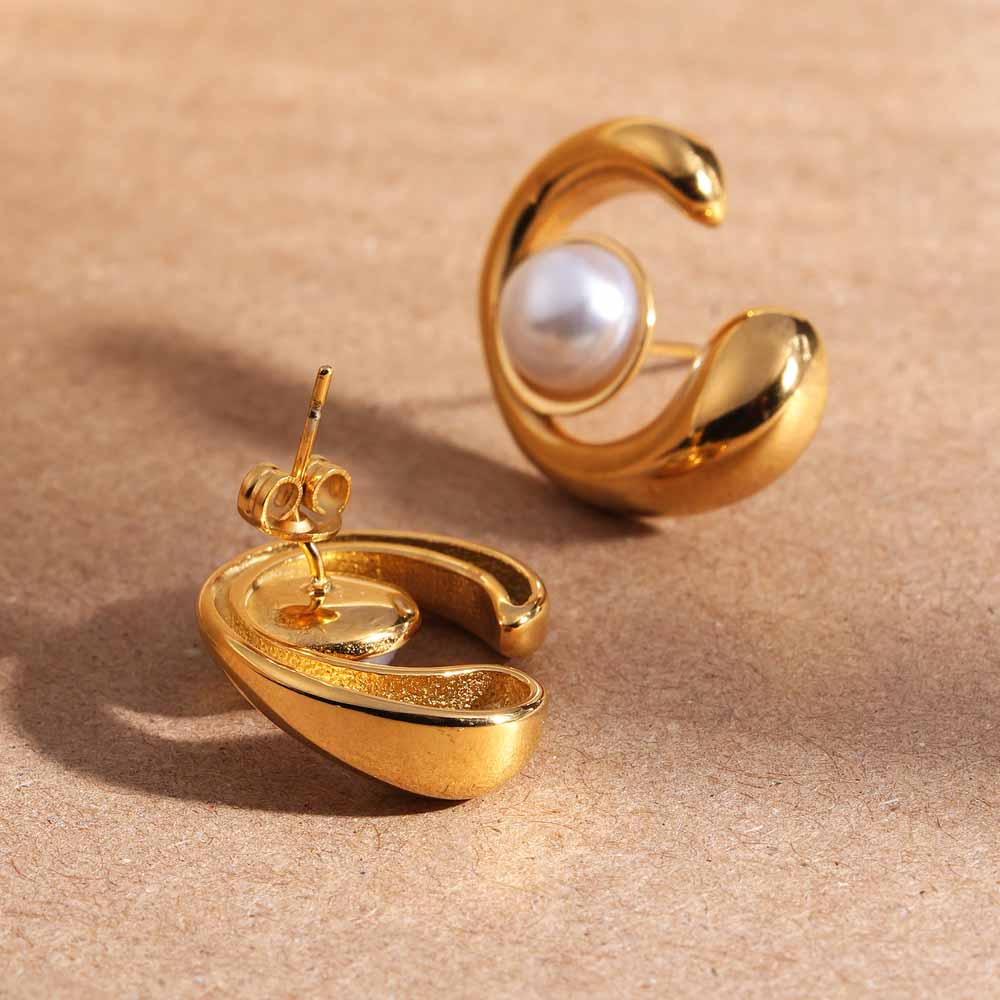 Celestial Curl Studs