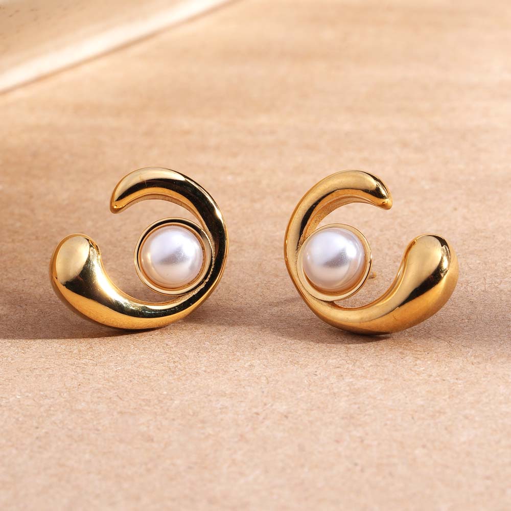 Celestial Curl Studs