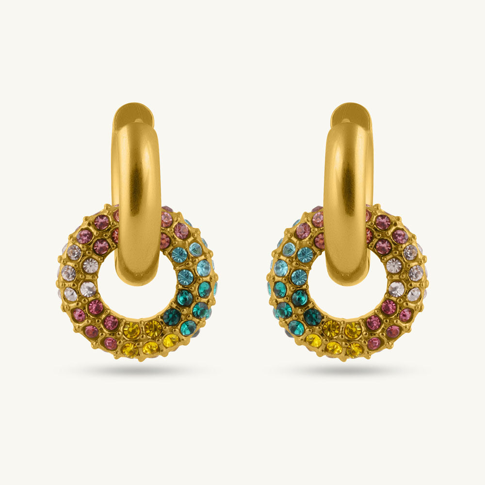 CrystalCrest Petite Hoops