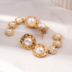 Chic Long Pearl Dangle Earrings