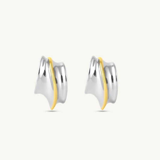 Artistic Folded Drop Earrings