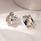 Artistic Folded Drop Earrings