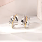 Artistic Folded Drop Earrings