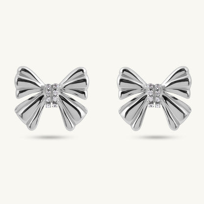 Sparkly Bow Earrings