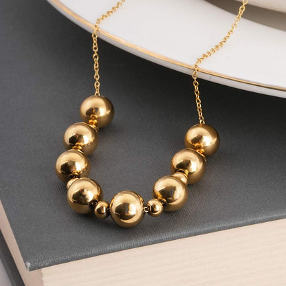 Gold Ball Chain Necklace