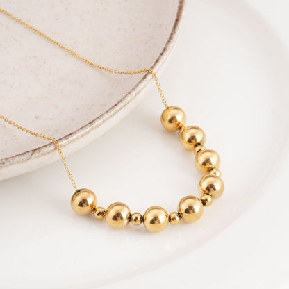 Gold Ball Chain Necklace