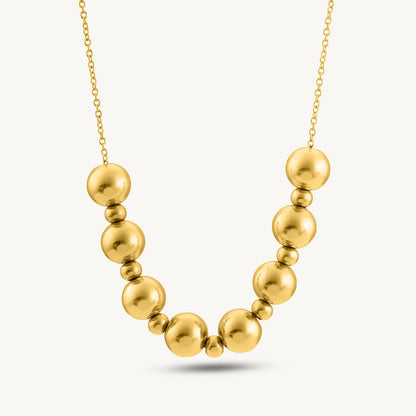 Gold Ball Chain Necklace