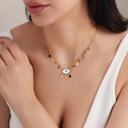 Mystic Eye Drizzle Necklace