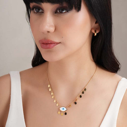 Mystic Eye Drizzle Necklace