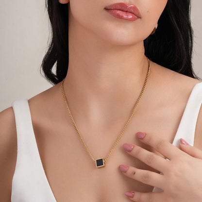 Shadow Gem Elegance Necklace