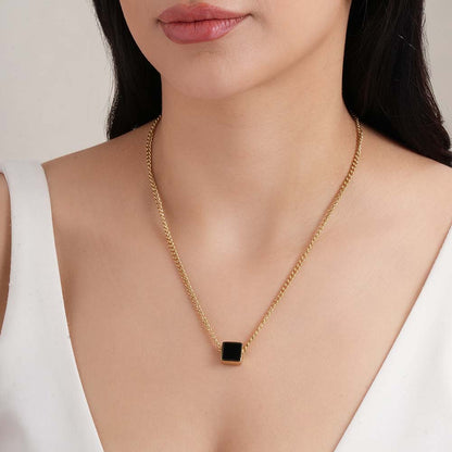 Shadow Gem Elegance Necklace