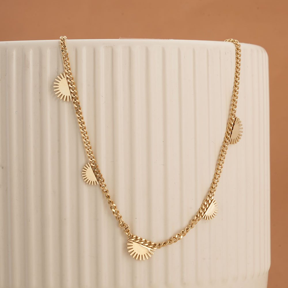 Dancing Sun Charms Necklace