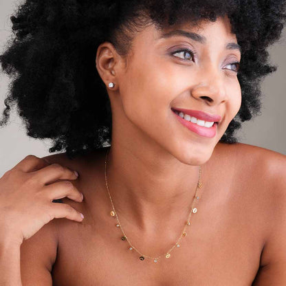Scattered Sparkle Necklace