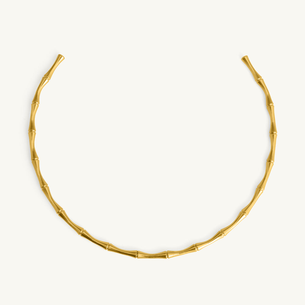 Delicate Gold Twist Choker