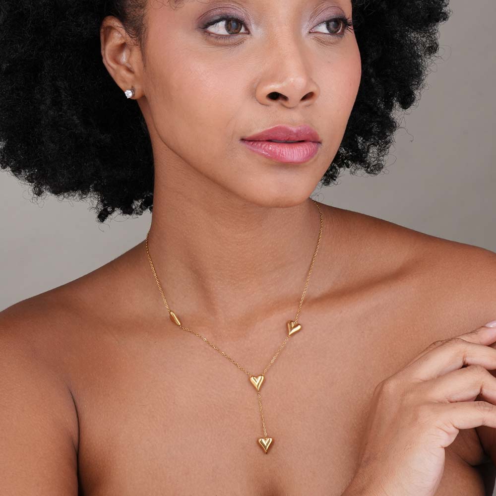 Heartstrings Gold Necklace