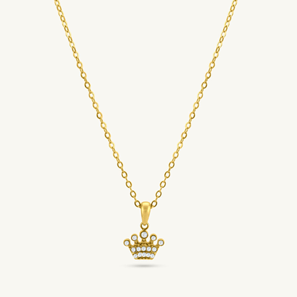 Crystal Crown Petite Pendant
