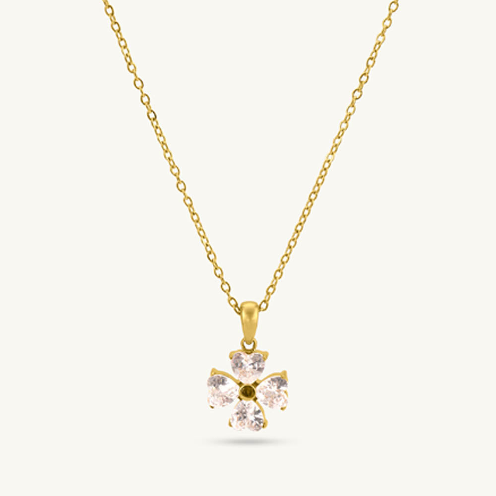 Blooming Brilliance Floral Necklace