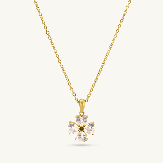 Blooming Brilliance Floral Necklace