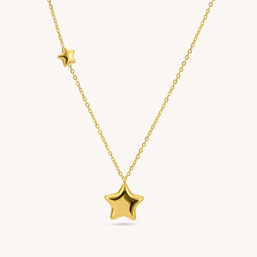 Double Star Layered Pendant