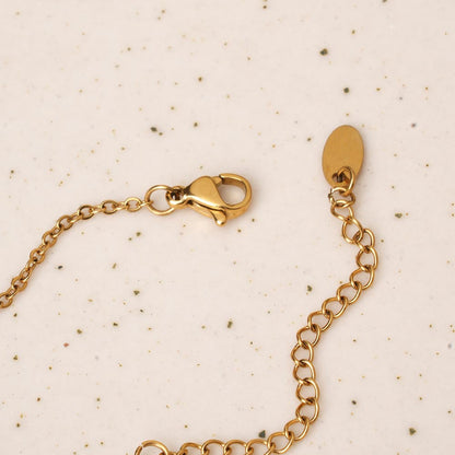 Golden Seashell Pendant with Pearl Drop Necklace