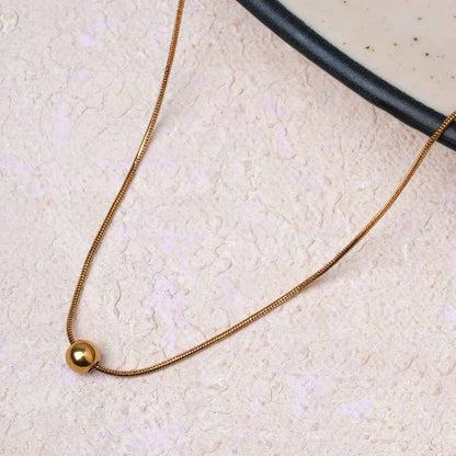 Golden Hug Pendant Necklace