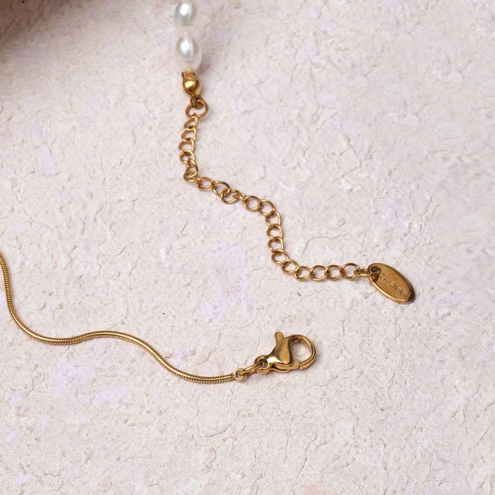 Luxe Pearl Lariat Necklace
