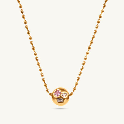 Pastel Radiance Pendant Necklace