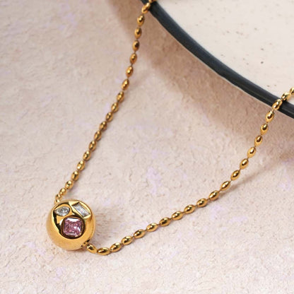 Pastel Radiance Pendant Necklace