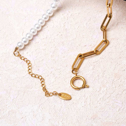 Eternal Love Pearl Pendant Necklace