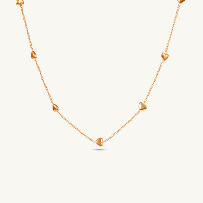 Golden Loop Charm Necklace