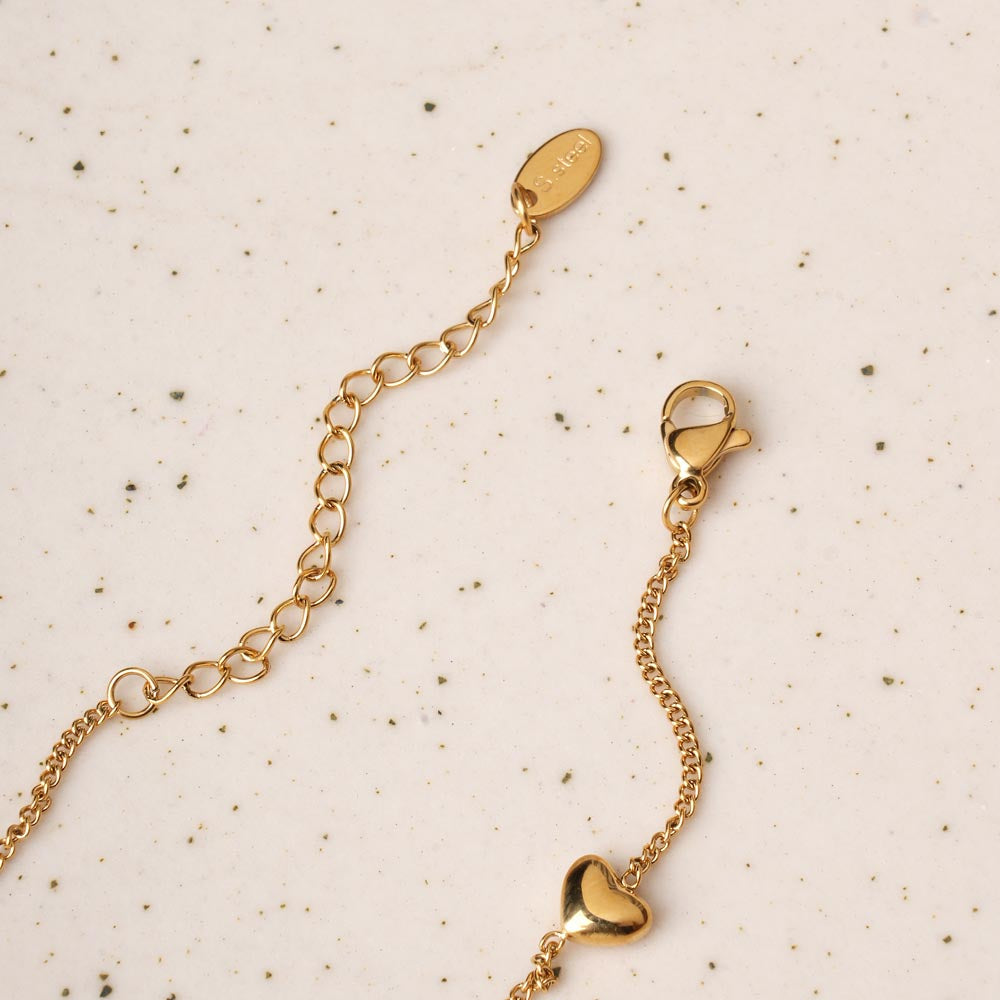 Golden Loop Charm Necklace