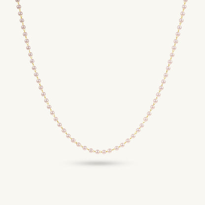 Timeless Beauty Pearl Chain Necklace
