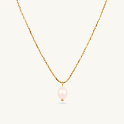 Teardrop Pearl Pendant Necklace