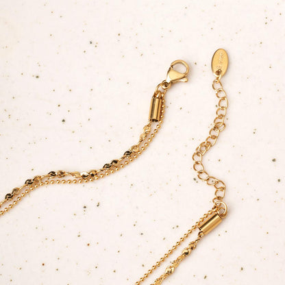 Star Charm Double Layered Necklace