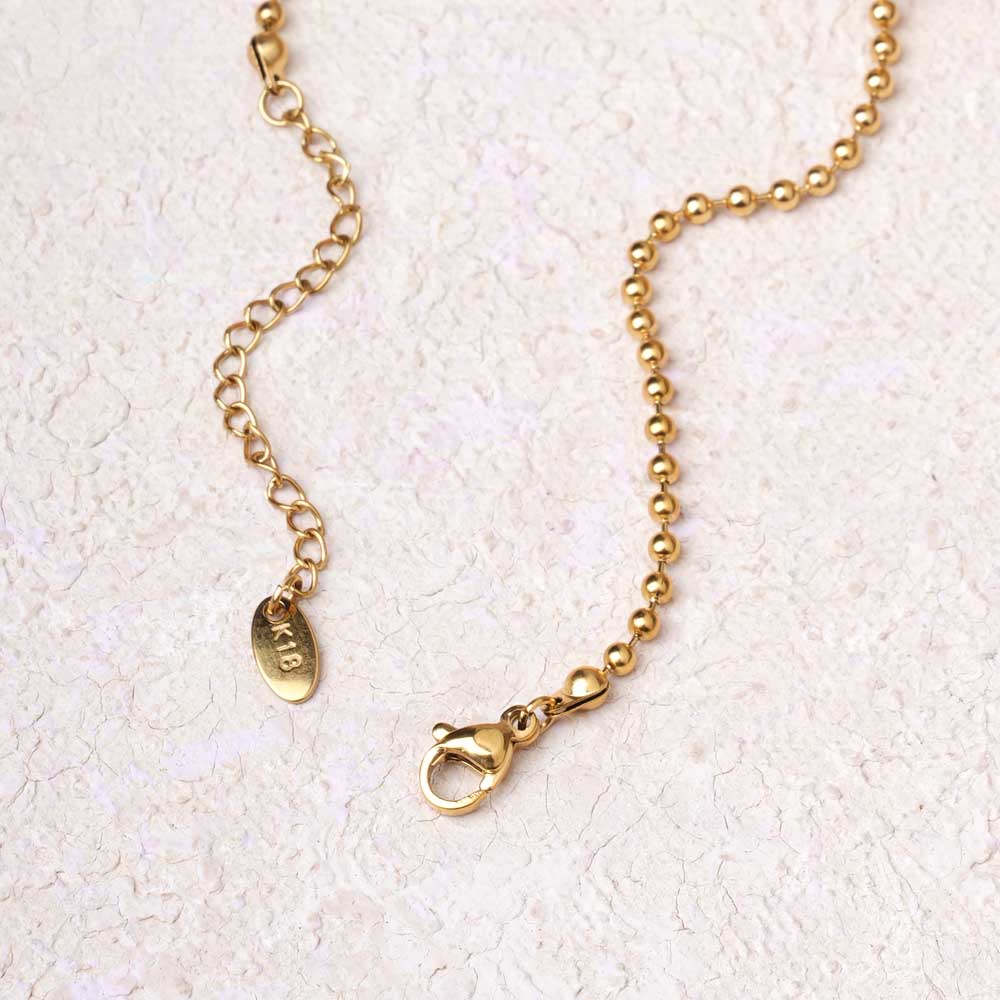 Double Hoop Interlocked Pendant Necklace