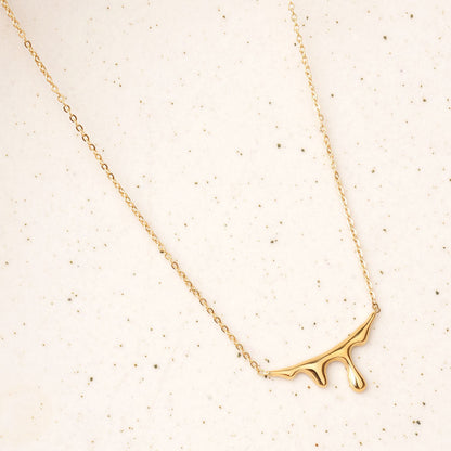 Branch Design Gold Pendant Necklace