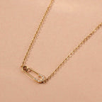 Cute Safety Pin Necklace